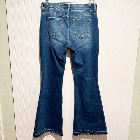 KanCan Amaya High Rise Crossover Flare Jeans Size 31 - Picture 7 of 8